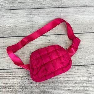 Torrid Pink Quilted Belt Bag
